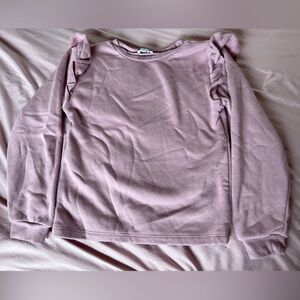 Splendid Soft Pink Fleece-Lined Top